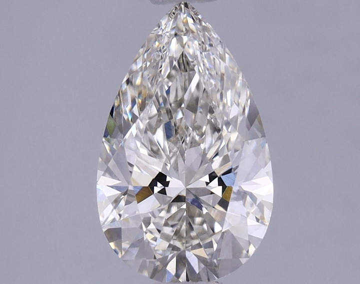 1.08 Carat Pear Shaped Ideal Cut VVS2 IGI Certified Lab Grown Diamond