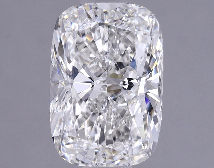 1.35 Carat Elongated Cushion Shaped Excellent Cut VVS2 IGI Certified Lab Grown Diamond