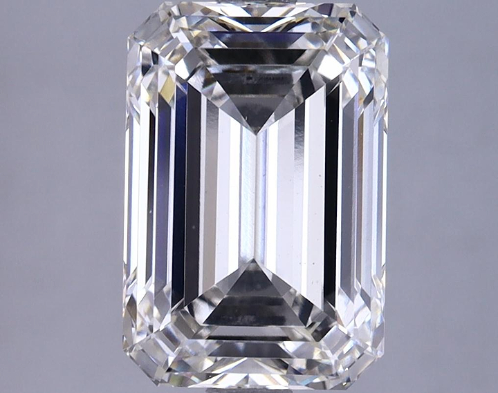 3.88 Carat Emerald Shaped Ideal Cut VS1 IGI Certified Lab Grown Diamond
