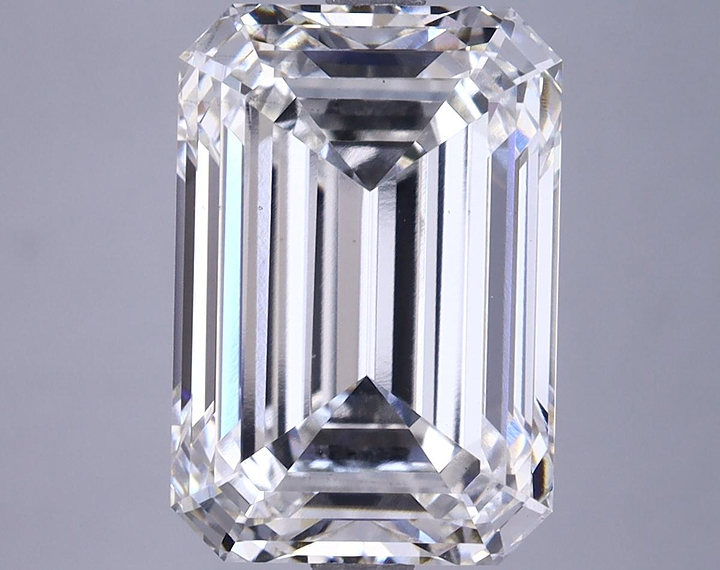 6.43 Carat Emerald Shaped Ideal Cut VS1 IGI Certified Lab Grown Diamond