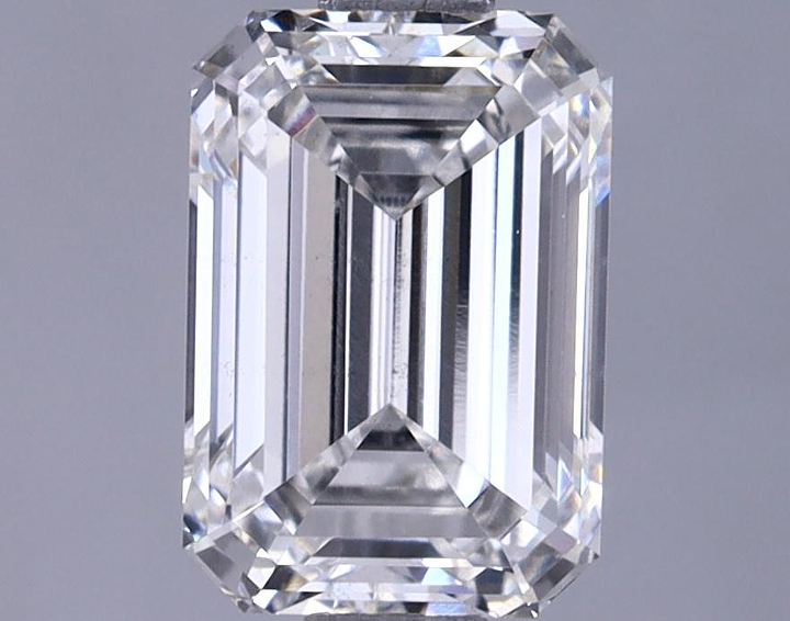 1.43 Carat Emerald Shaped Ideal Cut VS2 IGI Certified Lab Grown Diamond