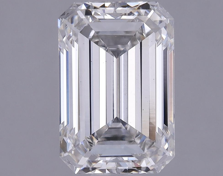 1.38 Carat Emerald Shaped Ideal Cut VS1 IGI Certified Lab Grown Diamond