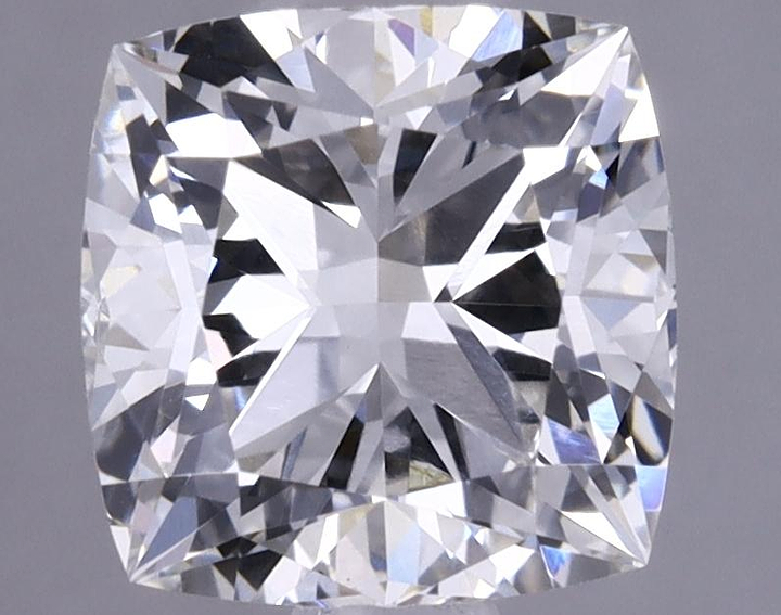 1.22 Carat Cushion Shaped Ideal Cut VVS2 IGI Certified Lab Grown Diamond