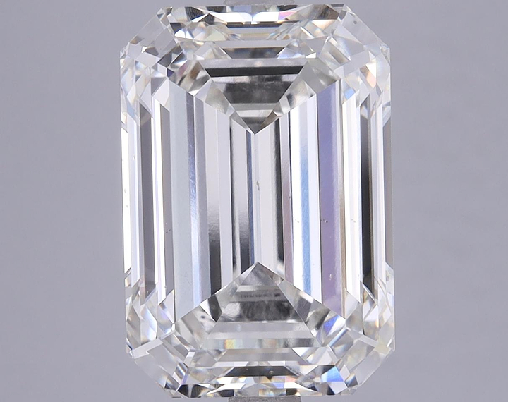 6.76 Carat Emerald Shaped Ideal Cut VVS2 IGI Certified Lab Grown Diamond