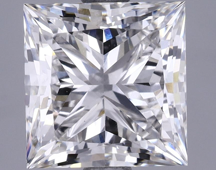 2.37 Carat Princess Shaped Ideal Cut VS1 IGI Certified Lab Grown Diamond