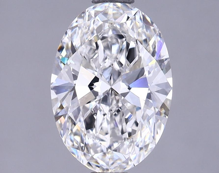 1.63 Carat Oval Shaped Ideal Cut VVS2 IGI Certified Lab Grown Diamond