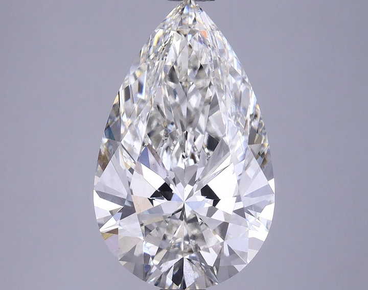 3.56 Carat Pear Shaped Ideal Cut VS1 IGI Certified Lab Grown Diamond