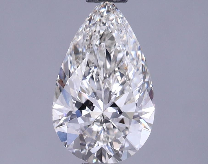 0.8 Carat Pear Shaped Ideal Cut VS1 IGI Certified Lab Grown Diamond