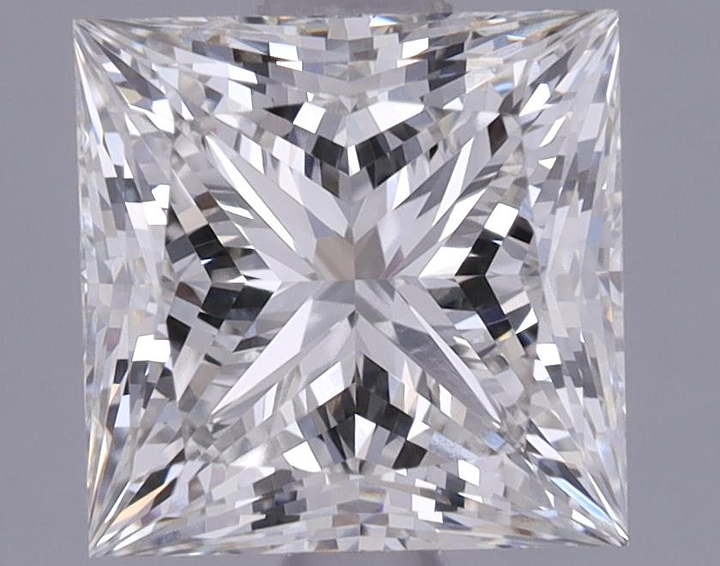 1.89 Carat Princess Shaped Ideal Cut VVS2 IGI Certified Lab Grown Diamond