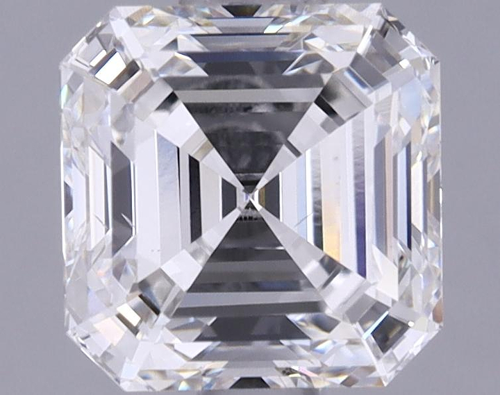 1.37 Carat Asscher Shaped Ideal Cut VS2 IGI Certified Lab Grown Diamond