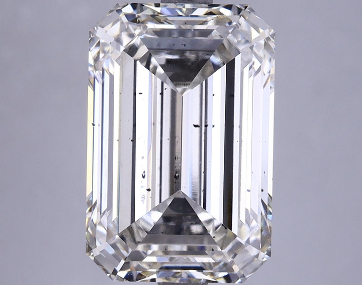 6.24 Carat Emerald Shaped Excellent Cut SI1 IGI Certified Lab Grown Diamond