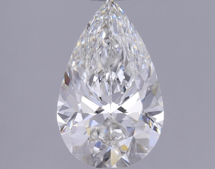 1.26 Carat Pear Shaped Ideal Cut VVS2 IGI Certified Lab Grown Diamond