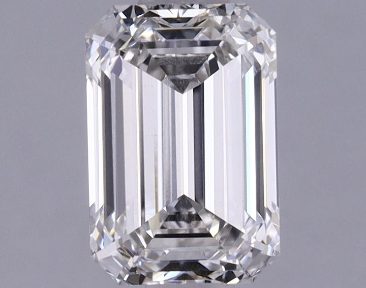 1.11 Carat Emerald Shaped Ideal Cut VVS2 IGI Certified Lab Grown Diamond