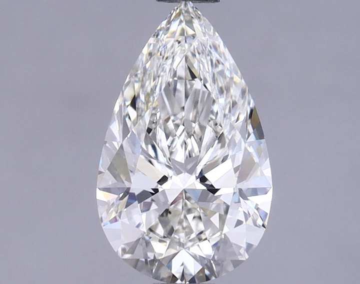 1.08 Carat Pear Shaped Ideal Cut VVS2 IGI Certified Lab Grown Diamond