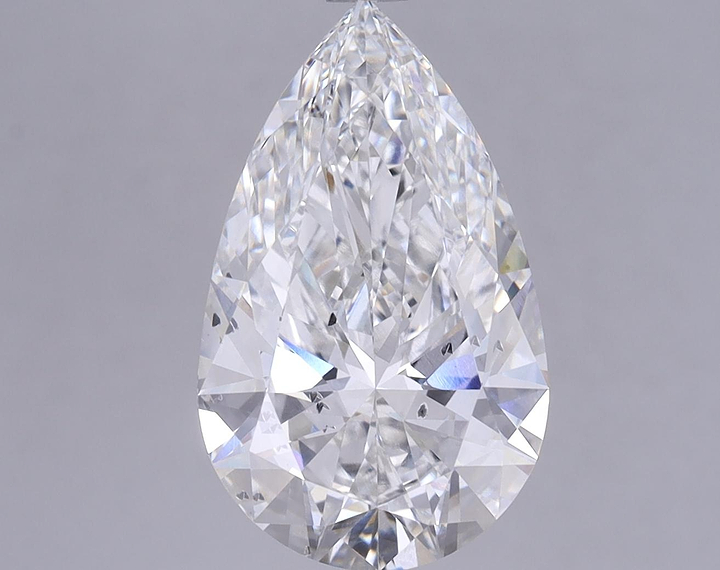 3.75 Carat Pear Shaped Ideal Cut SI1 IGI Certified Lab Grown Diamond