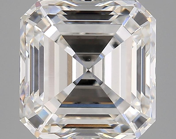 5.03 Carat Asscher Shaped Very Good Cut VVS2 GIA Certified Lab Grown Diamond