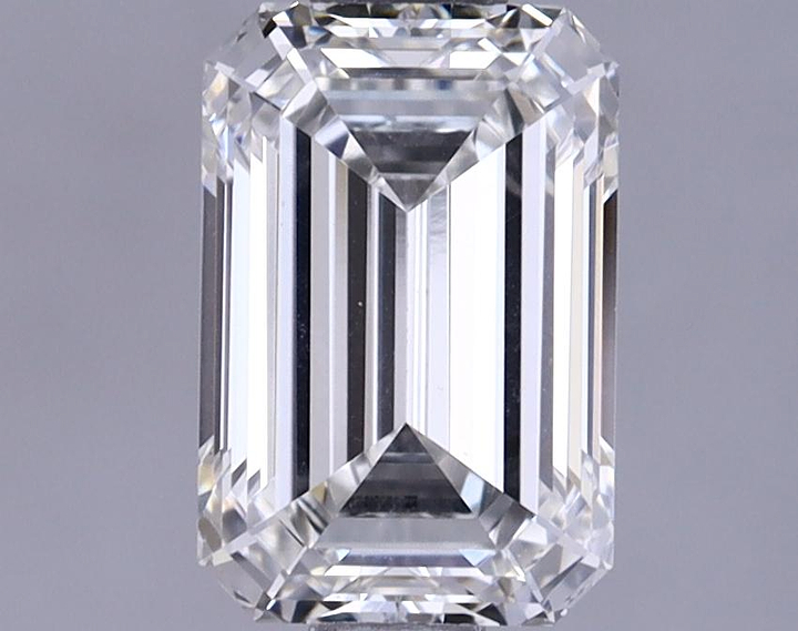1.2 Carat Emerald Shaped Excellent Cut VVS2 IGI Certified Lab Grown Diamond