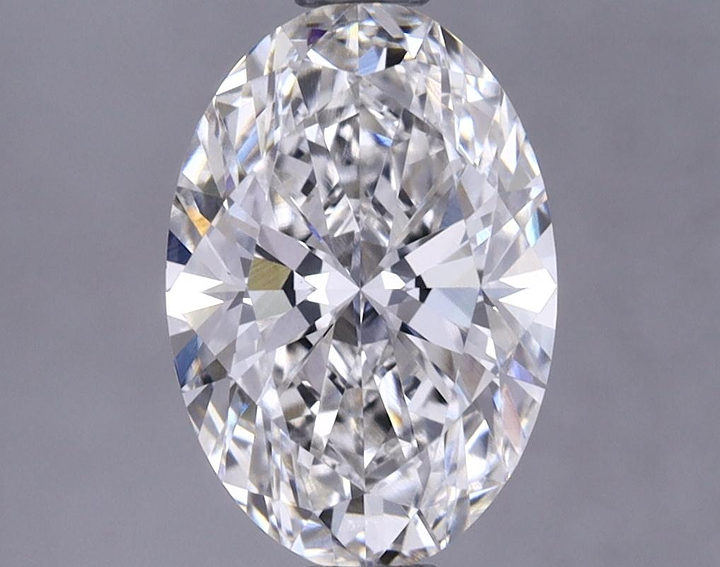 1.34 Carat Oval Shaped Ideal Cut VVS2 IGI Certified Lab Grown Diamond