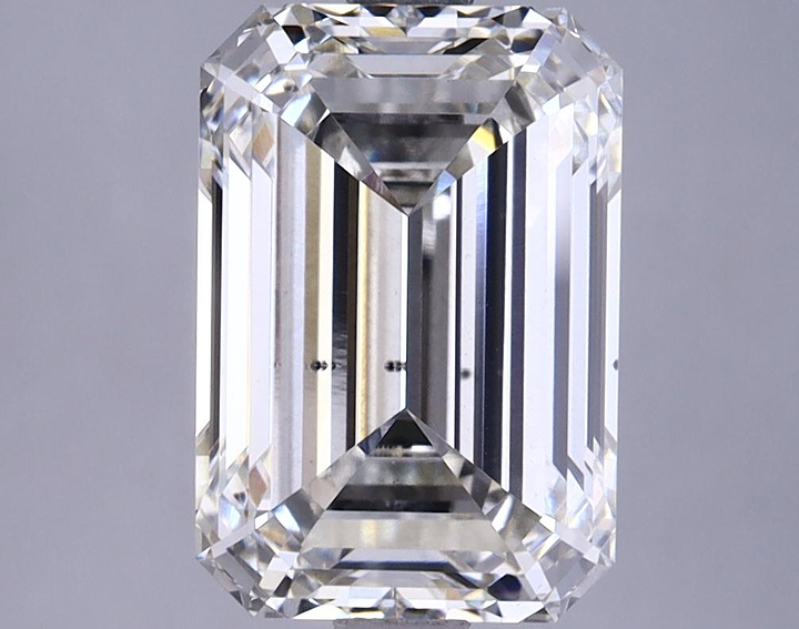 3.62 Carat Emerald Shaped Ideal Cut VS2 IGI Certified Lab Grown Diamond
