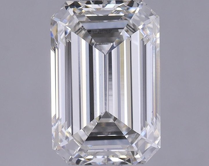 1.41 Carat Emerald Shaped Excellent Cut VS2 IGI Certified Lab Grown Diamond