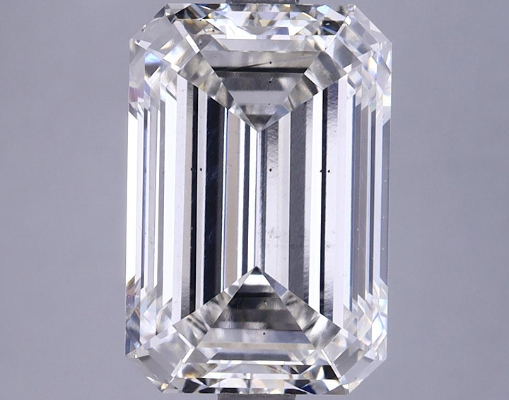 4.59 Carat Emerald Shaped Excellent Cut VS2 IGI Certified Lab Grown Diamond
