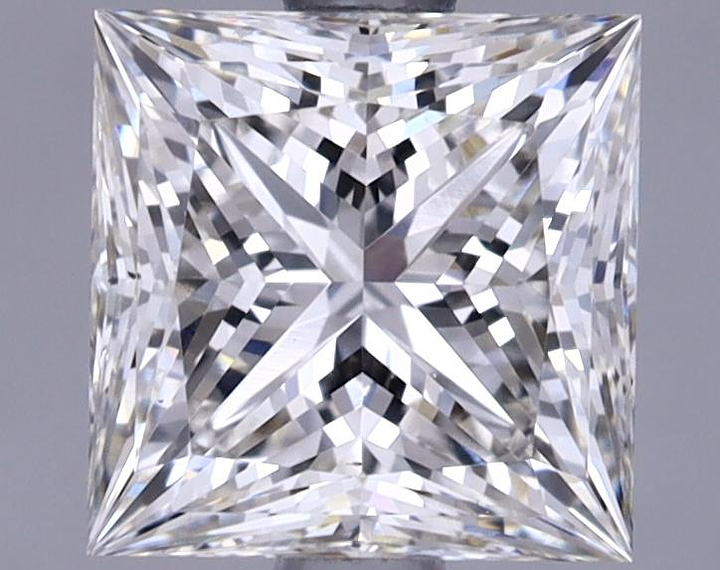 1.84 Carat Princess Shaped Ideal Cut VS1 IGI Certified Lab Grown Diamond
