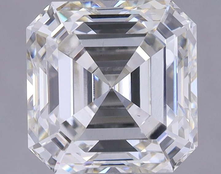 1.69 Carat Asscher Shaped Ideal Cut VS2 IGI Certified Lab Grown Diamond