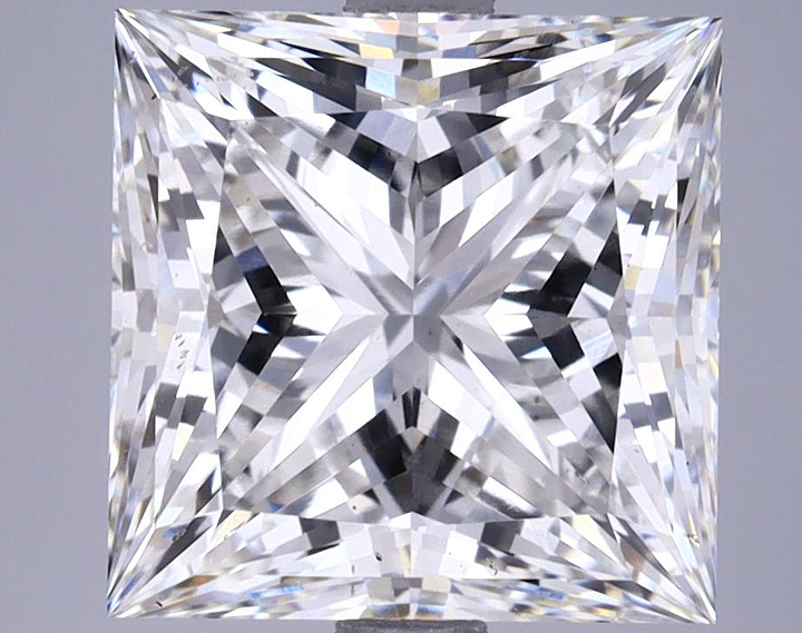 5.31 Carat Princess Shaped Ideal Cut VS1 IGI Certified Lab Grown Diamond