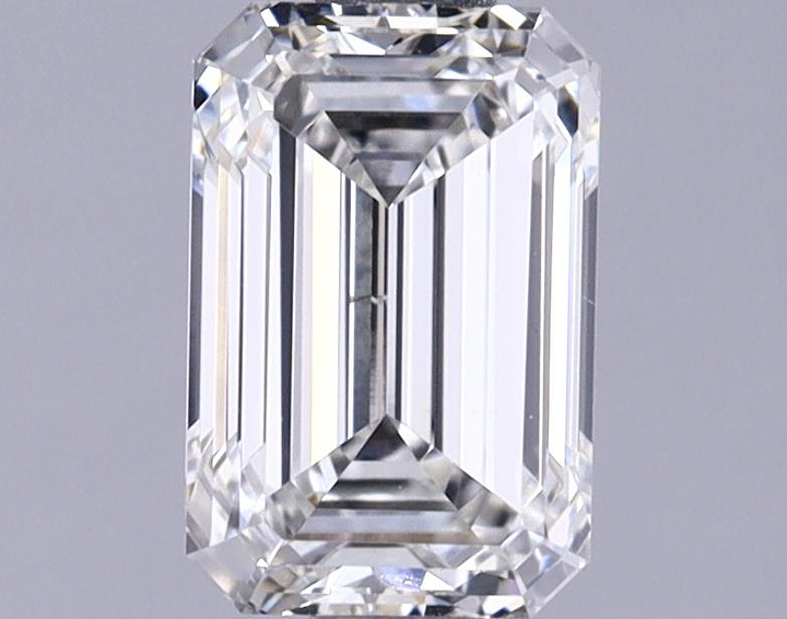 1.15 Carat Emerald Shaped Excellent Cut VS2 IGI Certified Lab Grown Diamond
