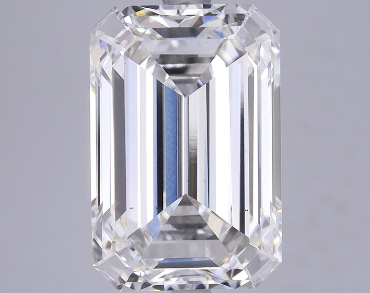 5.83 Carat Emerald Shaped Excellent Cut VS1 IGI Certified Lab Grown Diamond