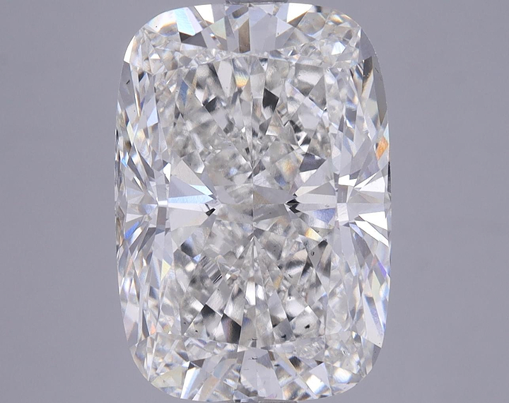 6.46 Carat Elongated Cushion Shaped Excellent Cut VS2 IGI Certified Lab Grown Diamond