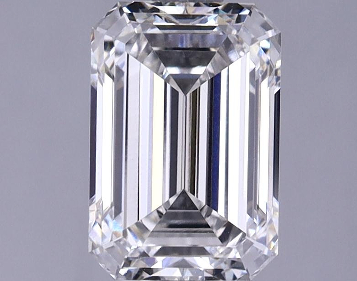 1.49 Carat Emerald Shaped Ideal Cut VVS2 IGI Certified Lab Grown Diamond