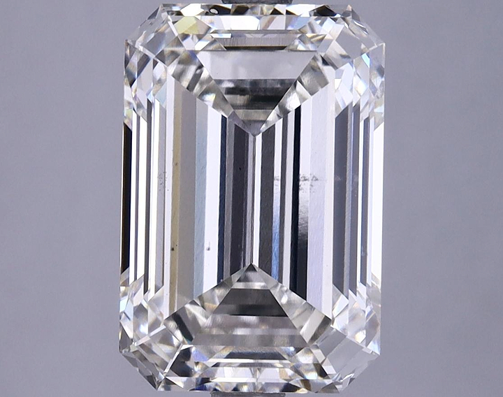 4.81 Carat Emerald Shaped Ideal Cut VS2 IGI Certified Lab Grown Diamond