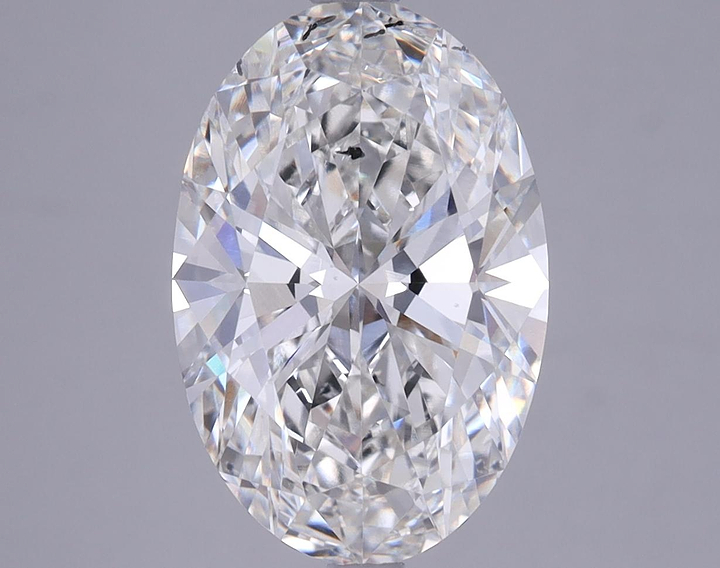 3.82 Carat Oval Shaped Excellent Cut SI1 IGI Certified Lab Grown Diamond