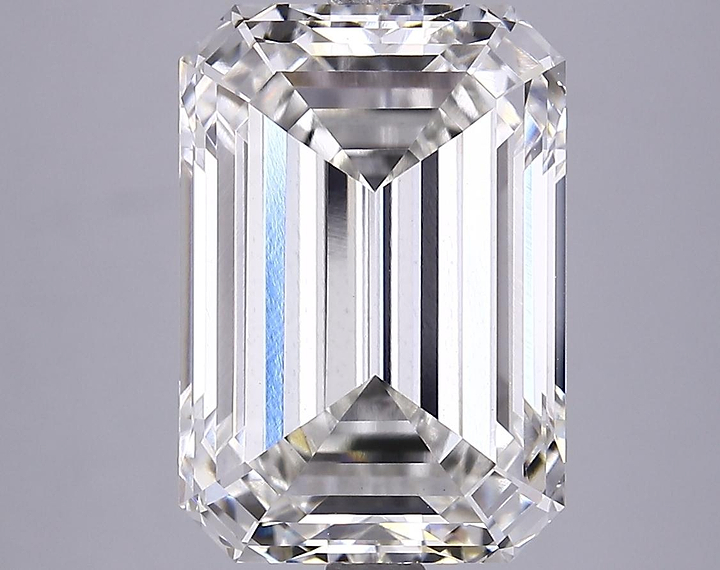 6.4 Carat Emerald Shaped Ideal Cut VS1 IGI Certified Lab Grown Diamond
