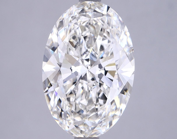 3.65 Carat Oval Shaped Excellent Cut VS2 IGI Certified Lab Grown Diamond