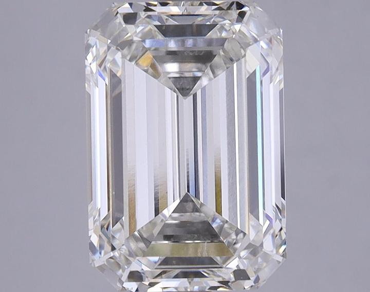 3.59 Carat Emerald Shaped Ideal Cut VS1 IGI Certified Lab Grown Diamond