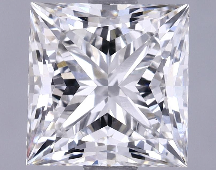 2.14 Carat Princess Shaped Ideal Cut VS1 IGI Certified Lab Grown Diamond