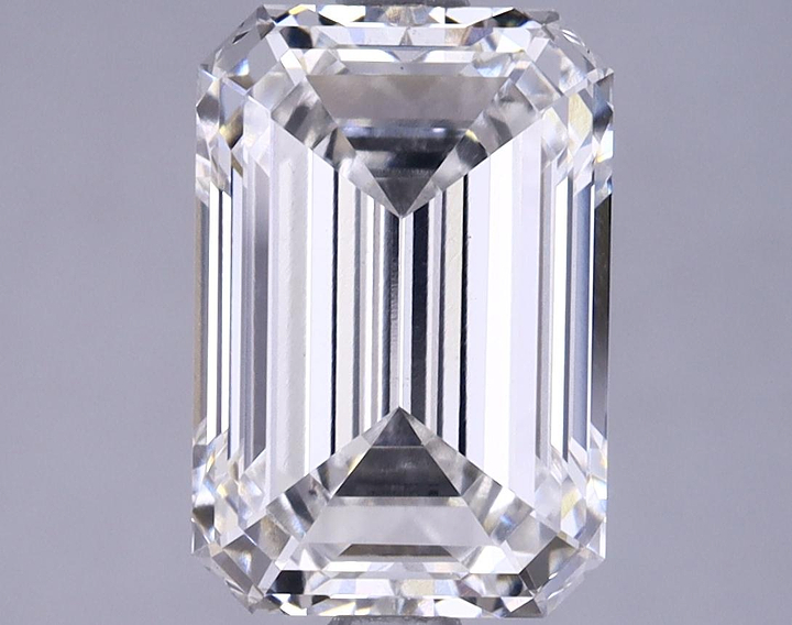 2.88 Carat Emerald Shaped Ideal Cut VS1 IGI Certified Lab Grown Diamond
