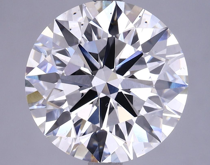 4.87 Carat Round Shaped Ideal Cut VS2 IGI Certified Lab Grown Diamond