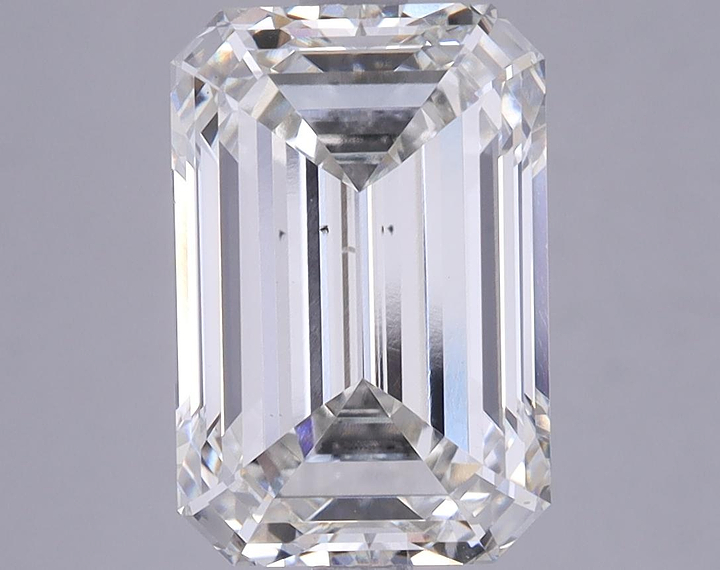 4.64 Carat Emerald Shaped Excellent Cut VS2 IGI Certified Lab Grown Diamond