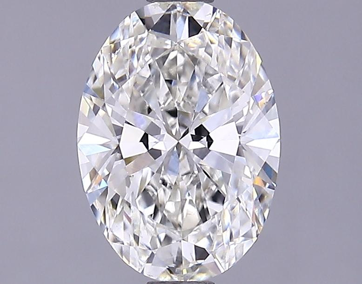 1.37 Carat Oval Shaped Ideal Cut VVS2 IGI Certified Lab Grown Diamond