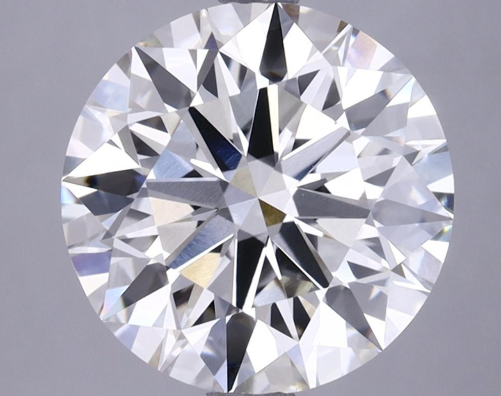 4.55 Carat Round Shaped Ideal Cut VVS1 IGI Certified Lab Grown Diamond