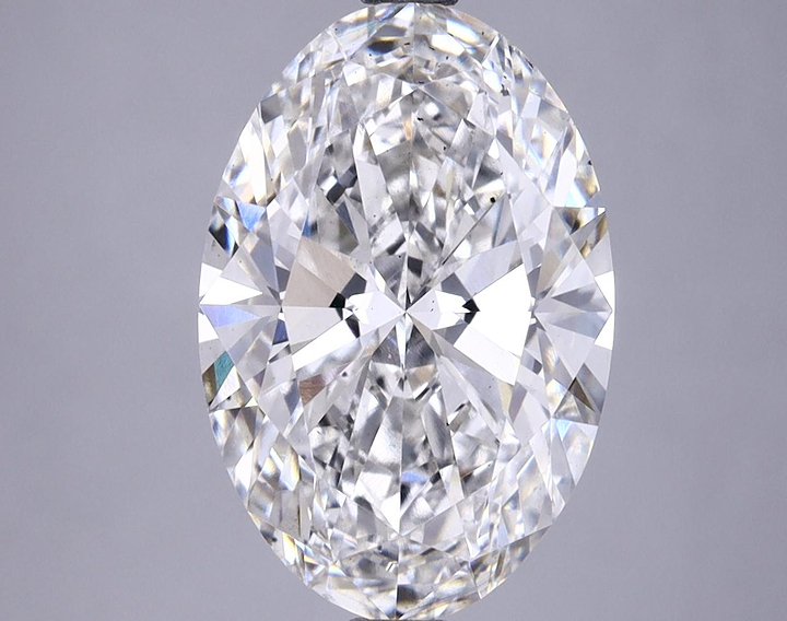 4.14 Carat Oval Shaped Excellent Cut SI1 IGI Certified Lab Grown Diamond