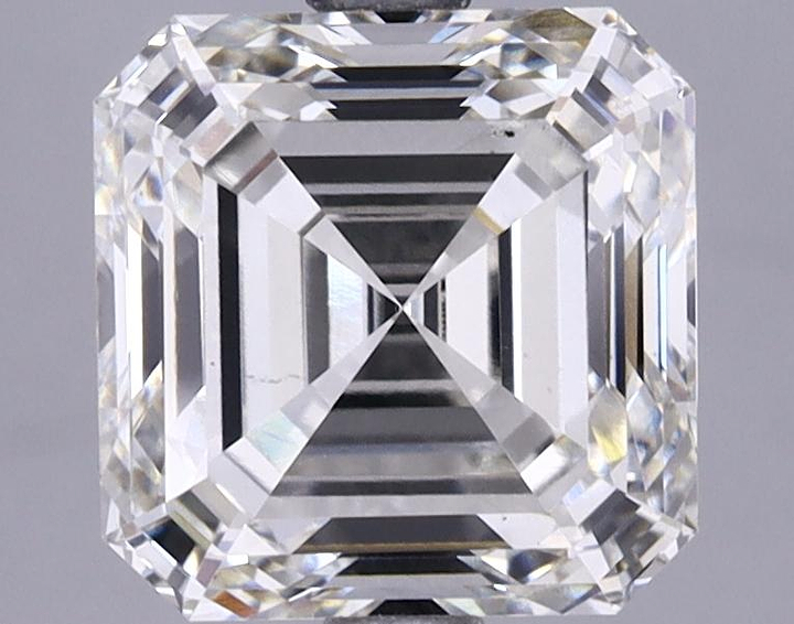 3.03 Carat Asscher Shaped Ideal Cut VS2 IGI Certified Lab Grown Diamond