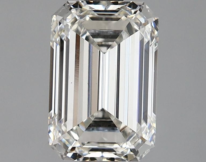 1.63 Carat Emerald Shaped Excellent Cut VS1 IGI Certified Lab Grown Diamond