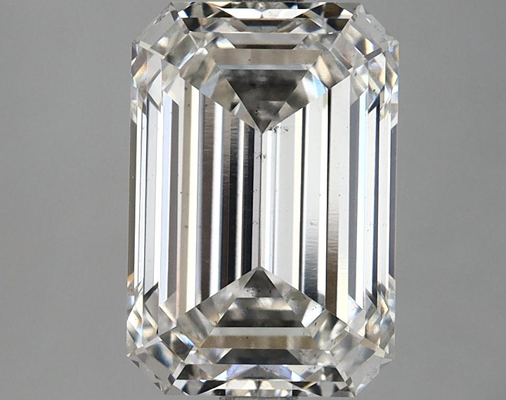 3.61 Carat Emerald Shaped Ideal Cut VS2 IGI Certified Lab Grown Diamond