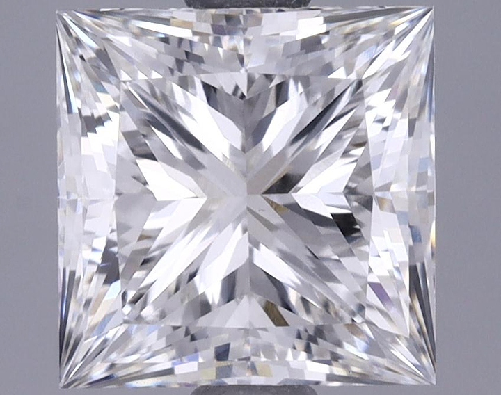 1.86 Carat Princess Shaped Ideal Cut VVS2 IGI Certified Lab Grown Diamond