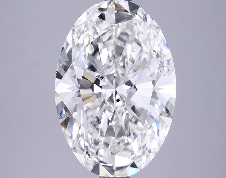 3.77 Carat Oval Shaped Ideal Cut SI1 IGI Certified Lab Grown Diamond