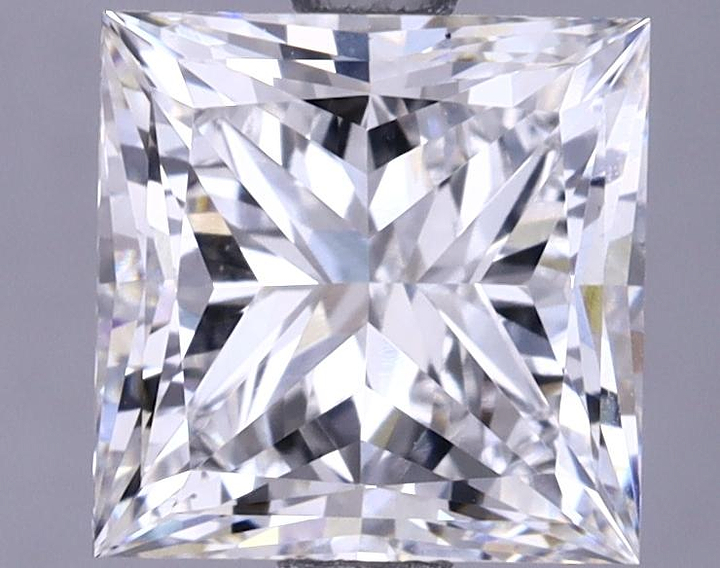 2.41 Carat Princess Shaped Ideal Cut VS1 IGI Certified Lab Grown Diamond